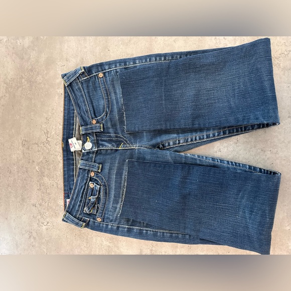 True Religion Dark Blue Skinny Jeans Y2K style - Picture 5 of 9